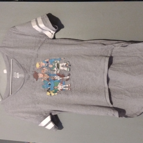 DISNEY Pixar Toy Story 4 Buzz lightyear Woody Bo Peep graphic t shirt top med - Picture 1 of 7